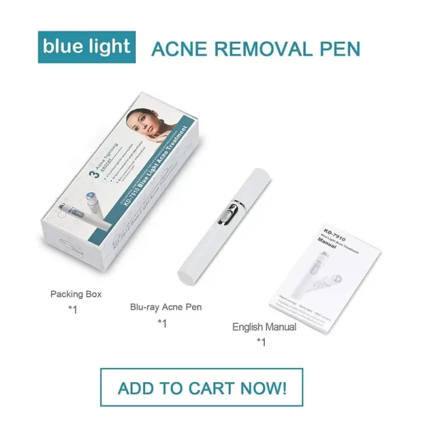 Caneta laser - Luz azul anti-rugas e acne - Image 5